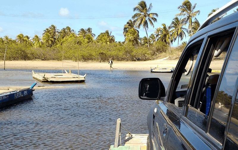 Ultrapassando as praias da Paraíba: na Barra do Cunhau